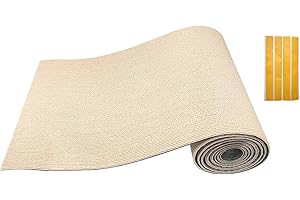 MIAOGE[200 cm x 40 cm]Tappetino antigraffio autoadesivo per gatti, tappeto tiragraffi di ricambio per gatti (beige, 1 pezzo)
