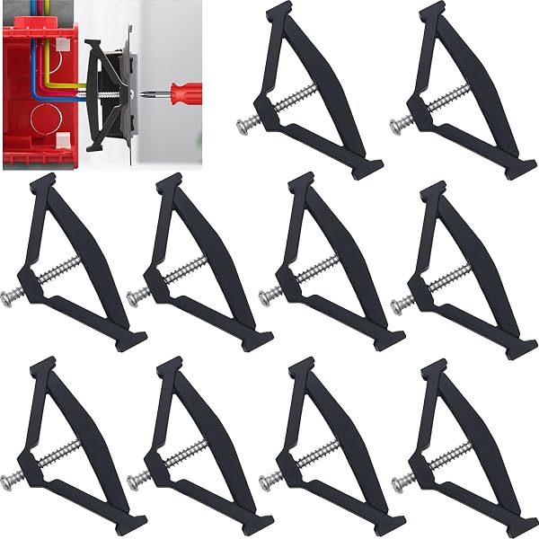 4x Schalterkasten-Reparaturwerkzeuge – Für 86x86 Mm Wandkassetten, Kunststoff Mit Stahlrahmen, Wiederverwendbar
