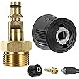 GIONAR High Pressure Washer Quick Connect Adapter for Karcher K2 K3 K4 K5 K6 K7 Series, Brass M22 14mm Hose Quick Connector for Pressure Washer Gun and Hose Conversion