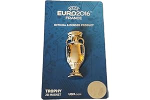 Magnet 2D Réplique Trophée Euro 2016 de Football France - Collection Officielle