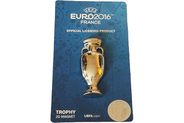 Magnet 2D Réplique Trophée Euro 2016 de Football France - Collection Officielle