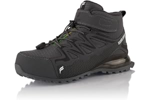 Fusskleidung® Damen Herren Winterstiefel wasserdichte Warm Gefütterte Wanderschuhe