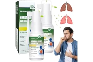 EZOULUOBA Herbal Lung Spray, Lungenreinigung Spray, Kräuterlungenreinigungs, Herbal Lung, Atementgiftendes Kräuterlungenreinigungsspray, Lungenreinigungsspray Breathing, für Täglichen Gebrauch, 2 Stück