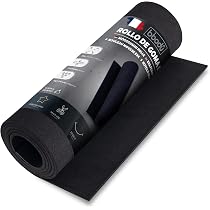 Mousse Polyuréthane Noire 40x30cm - 5 Feuilles Pour Rembourrage, Isolation, Cosplay - Densité 25kg/m³