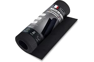 BIBODU Rouleau Mousse EVA Noire 5mm | Dimensions 150 cm x 32 cm, Densité 80 kg/m3 | Mousse Eva Noir pour Bricolage DIY, Costumes Cosplay, Halloween | Convient aux Enfants et aux Filles