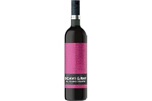 ‎SCAVI & RAY SCAVI & RAY Al Cioccolato Rotwein 0,75l, süß, aromatisierter Wein aus Italien, fruchtig-intensiv mit Schokoladen-Note 10% Vol. Alkohol - kalt & heiß genießbar