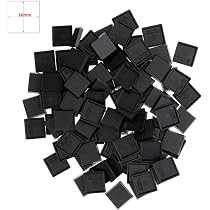 Evemodel Base Plástica Rectangular Para Figuras Y Miniaturas – 20 Unidades De 25x50 Mm Para Juegos De Guerra Y Wargames