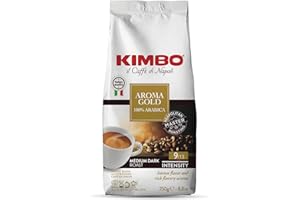 Kimbo Złote espresso 100% Arabica, ziarna espresso, 250 g