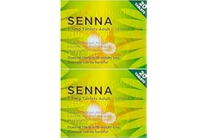 APG HEALTHCARE Pack of 2 Senna Herbal Laxative Tablets 20's Natural and Gentle Constipation Relief for Adults (40 Tablets)