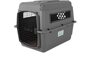 Petmate - Sky Kennel - Trasportino per Animali Domestici - Conforme alle Norme IATA - Perfetto per Il Trasporto Aereo - Dimensioni intermedie - Dimensioni Interne 73,5 x 48,25 x 58,25 cm