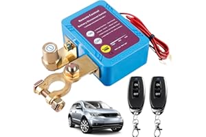 VEGENA Kill Switch for Car With Remote, Remote Battery Disconnect Switch 12V 240A, Car Battery Kill Switch Anti Theft, Batteries Isolator Switch, Automatic Cut/Shut Off Switches for Auto,Truck, RV, ATV, Boat