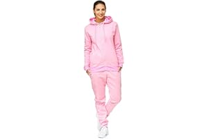 Violento Jogginganzug | Damen | Frauen | Trainingsanzug | Tracksuit | Uni Colour | Sportanzug | Fitness 586 Basics Baumwolle | Homewear Präsentationsanzug
