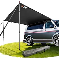 Sonnensegel Mit Keder, Markise Auto, V-w T5 Camping, Sonnensegel Keder, markisen Auto, mit kederschiene(4-6mm), T4, T6, Waterproof, Awnings, Anti-UV, Have Zeltstangen, Saugnapf Auto & Motorrad