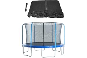 Upper Bounce Trampoline Replacement Safety Nets, Fits Most Trampolines with Round Frames and Top Ring Enclosure System - NET ONLY