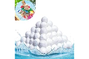 KIUIOM Bolas Filtro Piscina,Bolas Depuradora Piscina,Bolas del Filtro de Arena del Cuarzo 300g Reutilizable Bolas Algodon Filtro de Piscina para Sistema de Filtro de Arena Piscina Bomba de Filtro