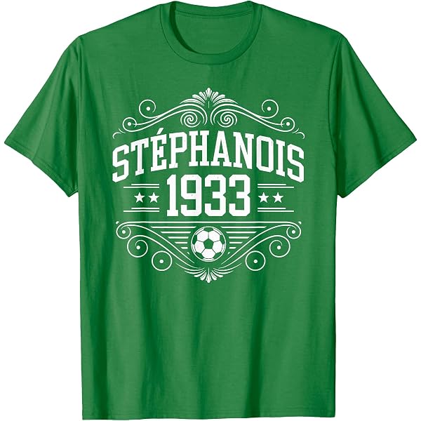 T-Shirt Enfant AS Saint-Étienne Officiel – 100% Verts – Collection ASSE Garçon