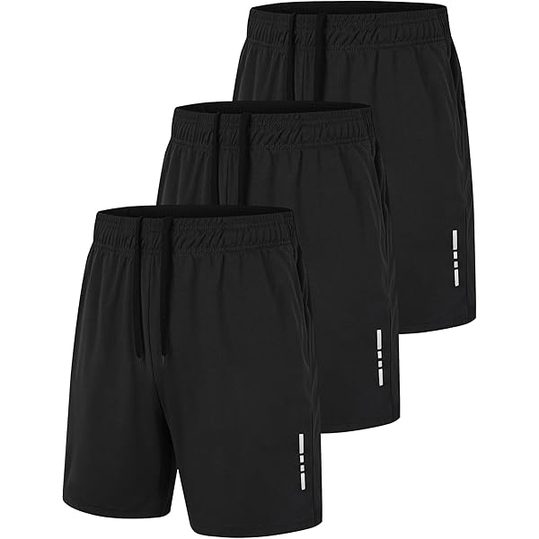 AHTJRT Mens Lightweight Quick Dry Athletic Running Shorts For Workout Sports Gym Basketball Hiking Wine 3xl - View #2