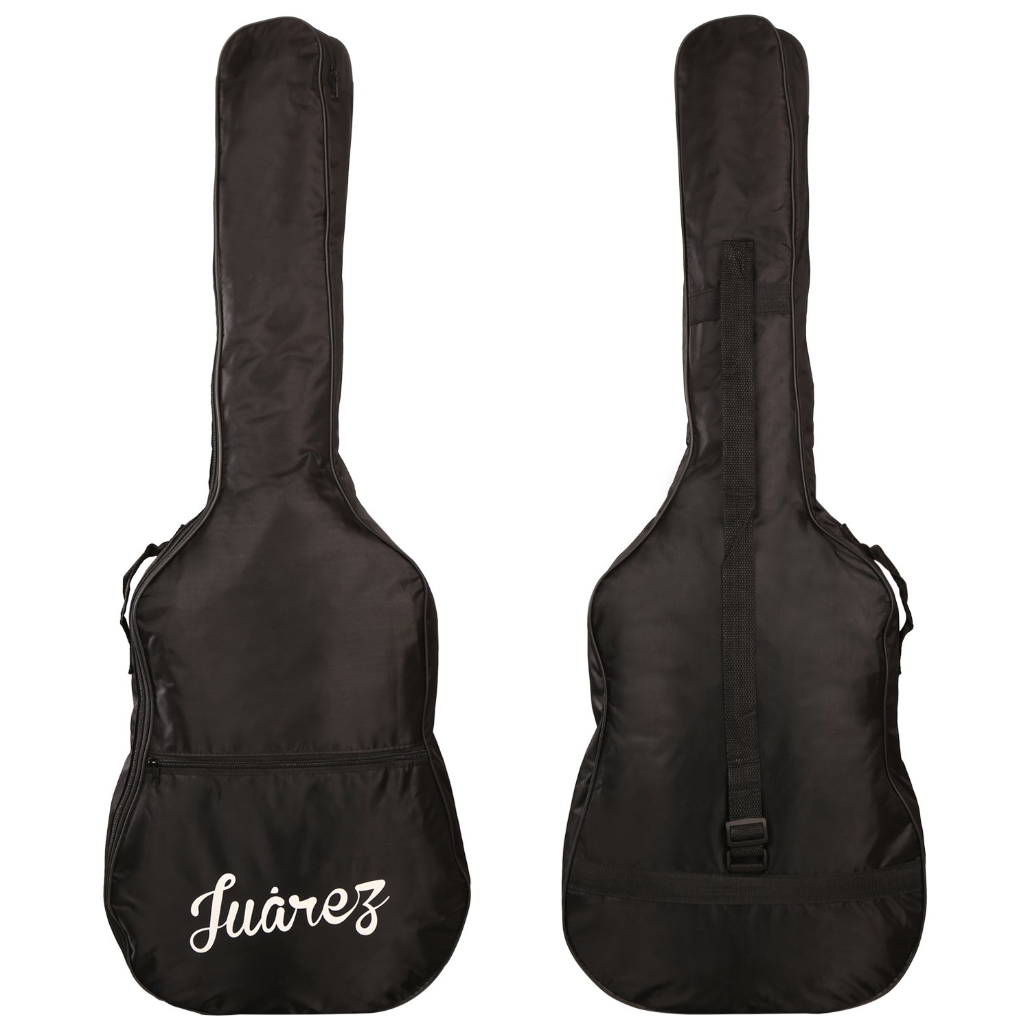 JUAREZ Linden Wood Acoustic Guitar, 38 inches Cutaway, 038C with Bag, Strings, Pick and Strap, Black - Image 8