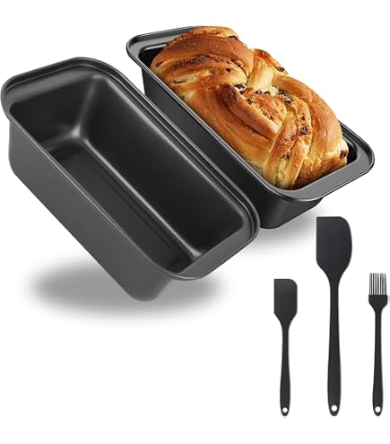 Lot De 3 Moules à Pain Rectangulaires En Acier Carbone - 25 X 13 X 6 Cm, Revêtement Antiadhésif, Pour Four