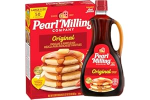 BHARTI BEN Pearl Milling Company Pancake Mix 907g & Syrup Bundle 710ml | Fluffy Pancakes & Waffles Made Easy | Perfect for Breakfast | Pack of 2 | Formerly Aunt Jemima