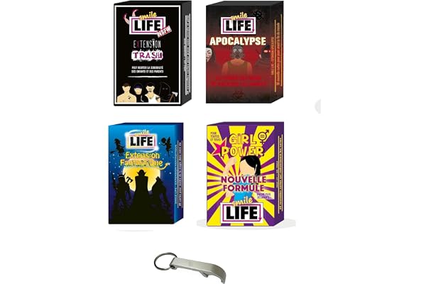 Lot 4 Extensions en Français Smile Life Apocalypse + Trash + Girl Power Nouvelle Formule+ Fantastique + 1 Décap Blumie