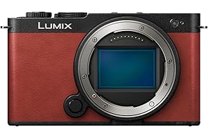 Panasonic Lumix DC-S9E-R Videocamera Mirrorless Full Frame Open Gate per Vlogging, 24,2 MP, Video 6K/4K, PDAF 779 Punti, Stabilizzazione dell'Immagine, Schermo Angolo Libero, WiFi 5Ghz, Rosso Cremisi