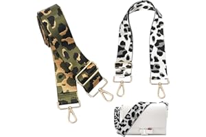 QIQN Taschengurt Breit Verstellbarer Schultergurt für Taschen 5cm Breiter Taschenriemen Taschengurte zum Wechseln mit Karabiner 2 Stück