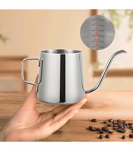 Easyworkz Bouilloire à Col De Cygne En Acier Inoxydable 350ml - Versement Précis Pour Café Parfait