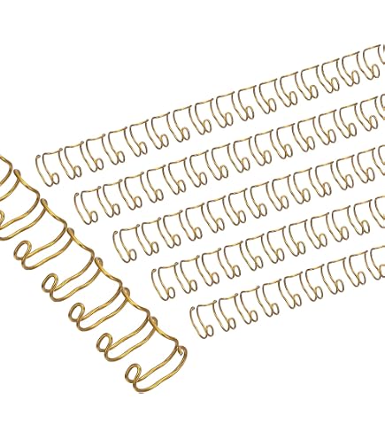 Spirale De Reliure Métallique Renz Ring Wire 8 Mm Bleu – A4 34 Anneaux – 60 Feuilles – Boîte De 100