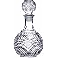 KitchenCraft BarCraft Cut Glass Whisky and Brandy Decanter, 1 Litre