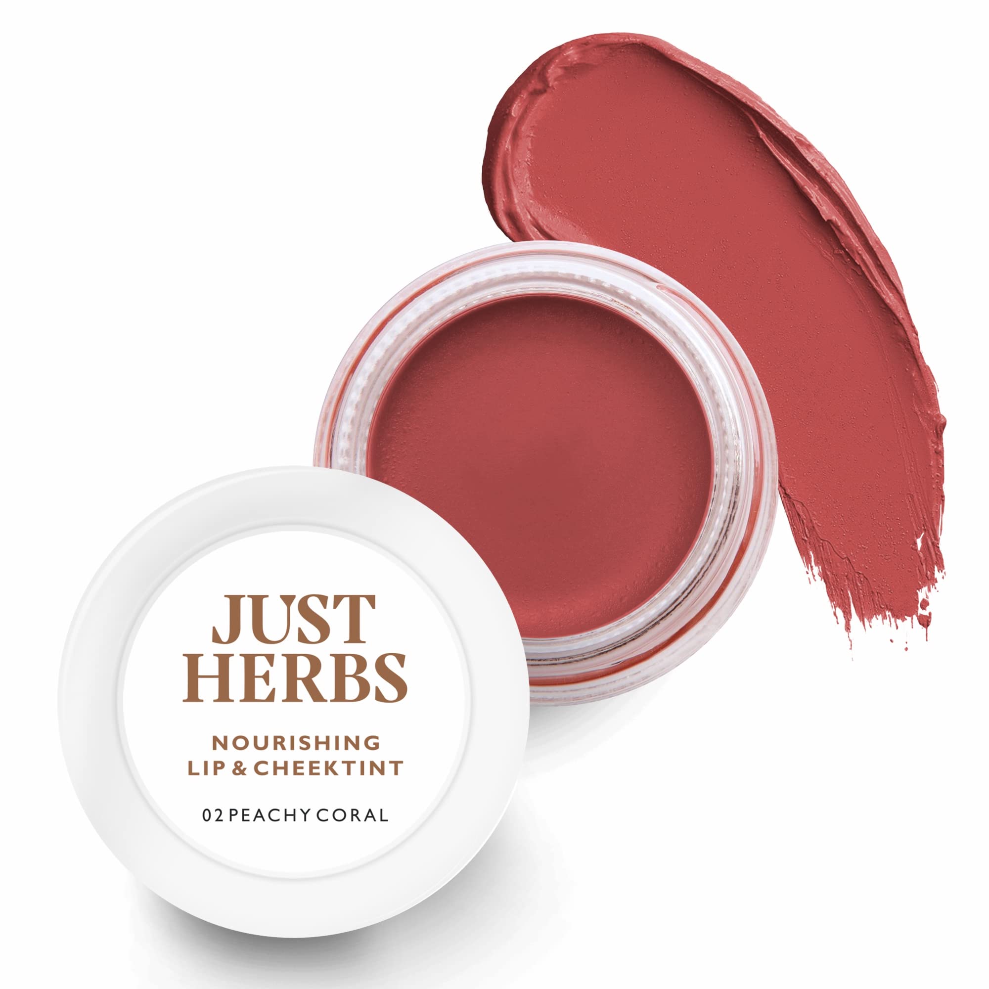 Just Herbs Lip and Cheek Tint -02 Peachy coral