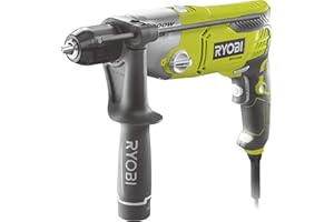 Ryobi Wiertarka Udarowa 1200 W RPD1200-K, 2-Biegi, 360° Uchwyt Pomocniczy, Ogranicznik Głębokości, Walizka