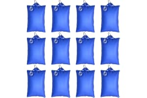 CHENBOOW Poolabdeckung Gewichte Wassersack,12 Stück Pool-Wasserbeutel,Pool Beschwerungssack,Winter Pool Abdeckplane Beschwerungssack,Hängetasche für Schwimmbadabdeckungen,für Poolabdeckung Winter