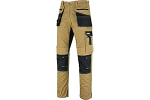 SPARKX Work Trousers Men - Heavy Duty Professional Work Utility & Safety Trousers with Holster Pockets- Cargo Pants Men Workwear Trousers with Knee Pad Pockets - Black - 310gsm