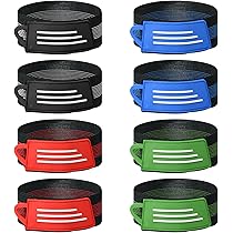 Pinces à Pantalon Vélo Réfléchissantes - Lot De 2 Paires - Sécurité Nuit - Homme/Femme