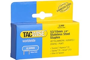 ‎TACWISE Tacwise 1270 Typ 53/10 mm Edelstahlklammern, 2000 Stück