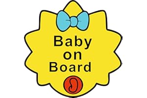 STICKERLOVESHOP Baby on Board Maggie Auto Aufkleber Simpsons Cartoon Vinyl Anime Manga Sticker