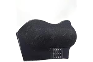 HULKAY Nuevas Mujeres Sujetadores sin Tirantes con Armaduras Top Sin Costura Sujetador Delantero Hebilla Sujetador Antideslizante ﻿
