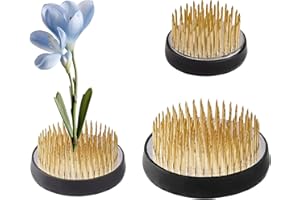 WANDIC Rana de Flores, 2 Soportes Redondos para Flores, Bases Florales para arreglos Florales, para decoración de la Oficina en el hogar (Ranas de Flores, tamaño pequeño)