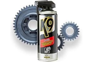 Bardahl K9 - Pulitore Superiore Sgrassante Multiuso, Rimuove Efficacemente Olio, Grasso, Sporco e Polvere, Sgrassatore Professionale per Plastica, Gomma e Metalli, ad Asciugatura Rapida, 400 ml