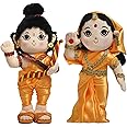Panda's Box Baby Rama & Devi Sita Combo (37 CM) | Soft Plush Toys | Best Gifts for Infants, Toddlers & Babies