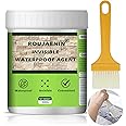 Clear Waterproof Sealant, Transparent Invisible Bath Sealant, Anti-Leakage Agent Repair Waterproof Glue Adhesive Grout Sealer Coating For Repairing Bathroom Patio Roof Outdoor Indoor
