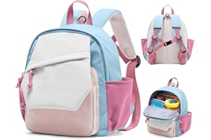 kibachev Mochila Infantil Niña/Niño Mochila Guarderia 8/10L, Mochila Preescolar 2/3-5 Años, Mochila Pequeña