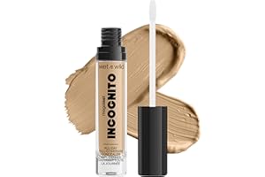 ‎WET N WILD wet n wild, Megalast Incognito Full-Coverage Concealer, Nahtlos, hochpigmentiert, aufbaubar, mittel- bis volle Deckkraft, mattes Finish, nährend undfeuchtigkeitsspendend, mit Sheabutter, Medium Honey