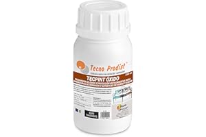 Tecno Prodist TECPINT OXYDO de 250 ml - passivateur d'oxyde à base d'eau - protection anticorrosion pour les armatures - convertisseur et transformateur d'oxyde pour surfaces en fer et acier