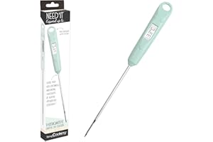 ScrapCooking - Thermomètre Digital Cuisine Pâtisserie Need’it - Compatible Induction - Thermomètre Alimentaire avec Sonde Inox & Écran Numérique - Idéal Cuisson Chocolat, Caramel, Sucre - 5179