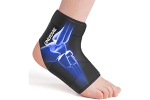 ONLYCARE kühlmanschette fuß Eisbeutel, weicher Gel-Eisbeutel für Wärme und Kältetherapien, Wiederverwendbare bandage fußgelenk für verstauchte Knöchelverletzungen, Plantarfasziitis, Schwellungen