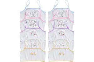 ACMEDE Reggiseno (Pacco da 7) Bambine e Ragazze Canottiera, Reggiseni per Bambina Principianti Ragazze Reggiseno da Allenamento Sportivi in Cotone, Girls Cotton Cami Crop Bras