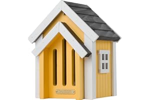 Wildlife Garden WG303 Schmetterlingskasten Gelb - Schmetterlingshaus aus Holz