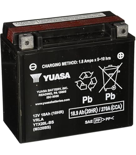 Bosch FA110 Battery For Motorcycles AGM - 12V 165A 10Ah - Suitable For - View #2